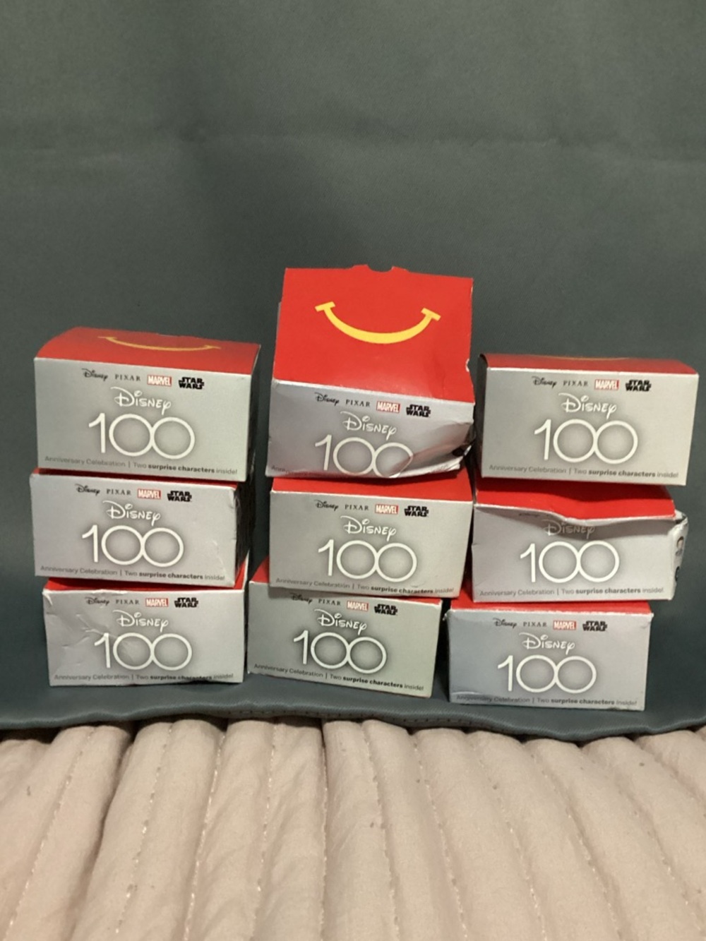 Disney 100th Anniversary McDonald's 2023 Collectible Figures 9 box set